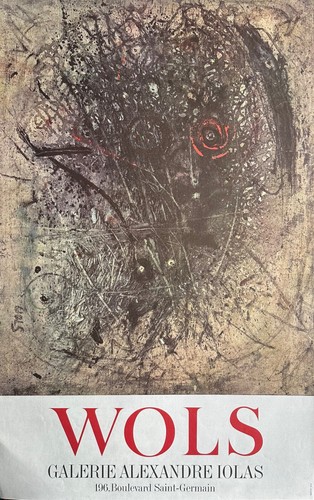 Wols art poster affiche expo - art,